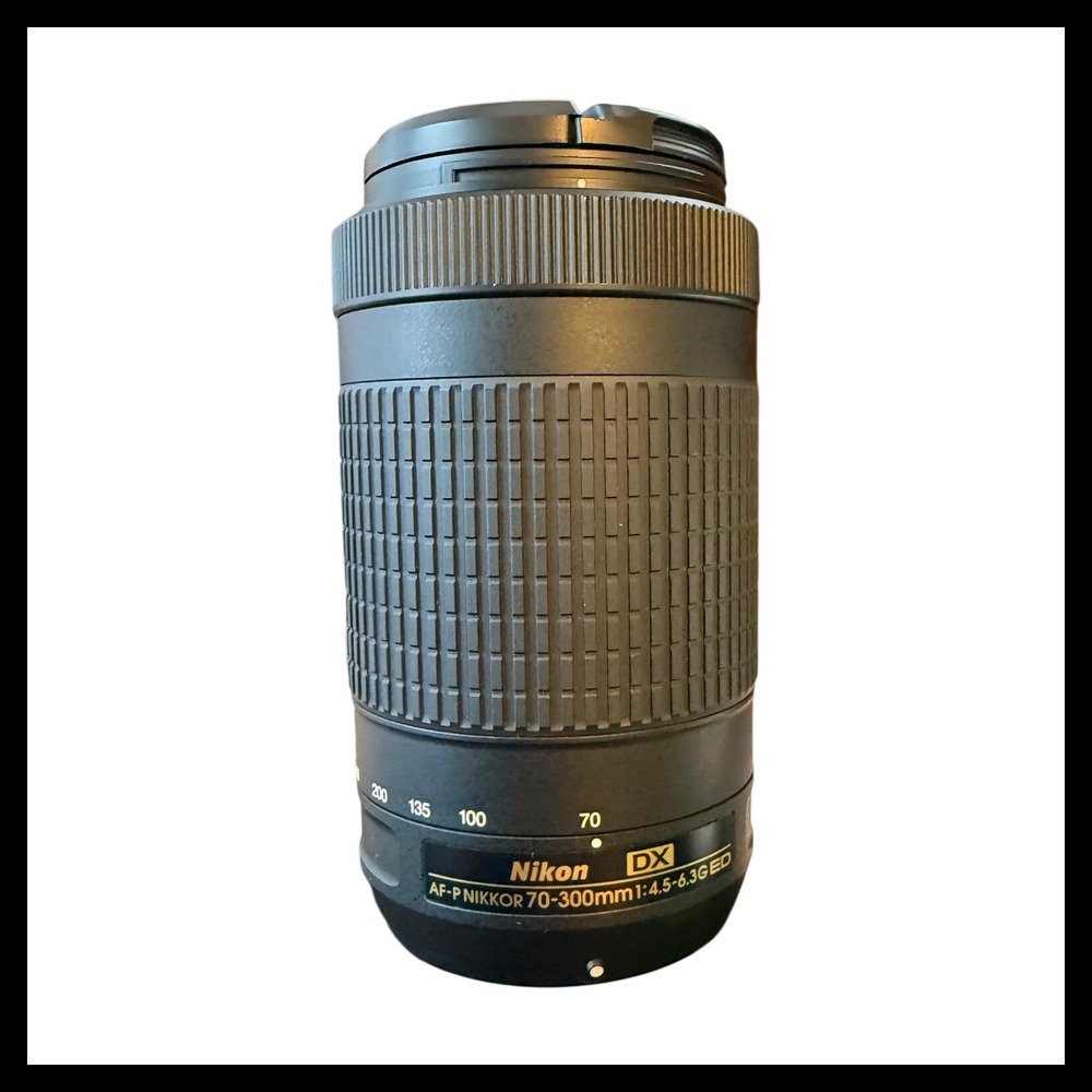 Nikon AF P Nikkor 70 300mm 1 4.5 6.3G ED DX Lens With Cap - Picture 2 of 4